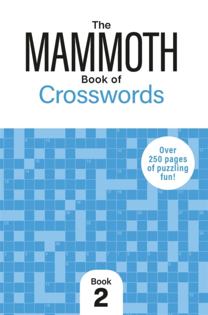 Front cover of The Mammoth Book of Crosswords 2 by Dr Gareth Moore, paperback