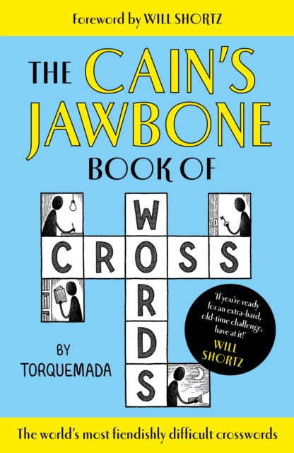 Front cover of The Cain's Jawbone Book of Crosswords by Will Shortz, paperback