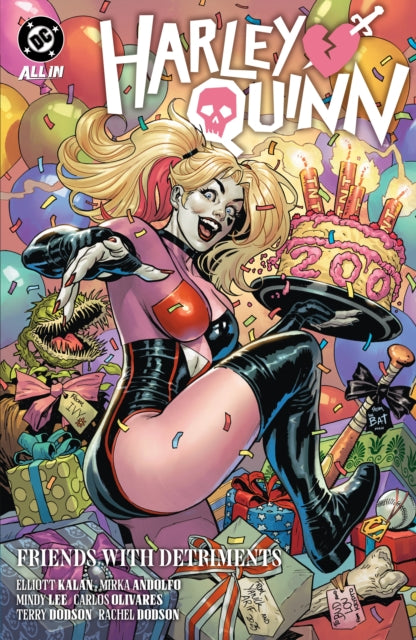 Front cover of Harley Quinn Vol. 2: Friends with Detriments by Elliott Kalan, paperback