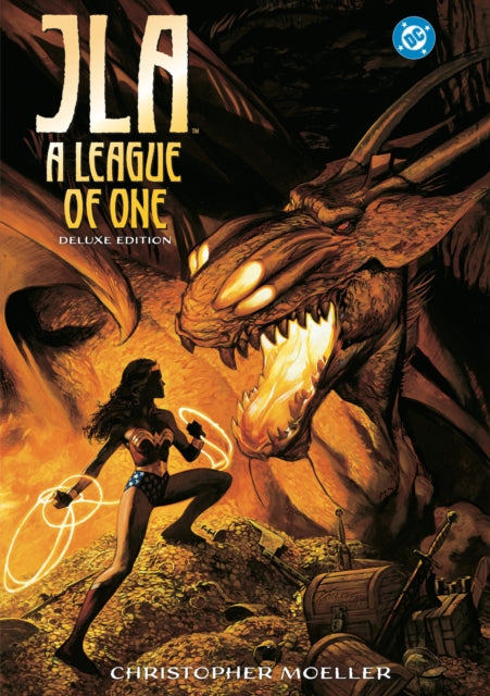 Front cover of JLA: A League of One: Deluxe Edition by Christopher Moeller, hardback