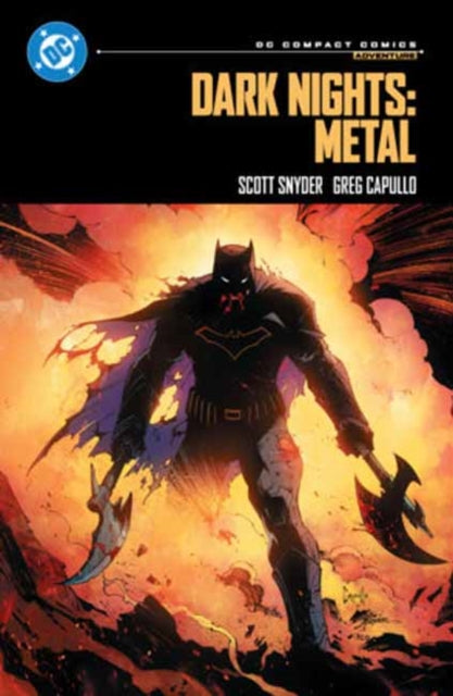 Front cover of Dark Nights: Metal: DC Compact Comics Edition by Scott Snyder, paperback