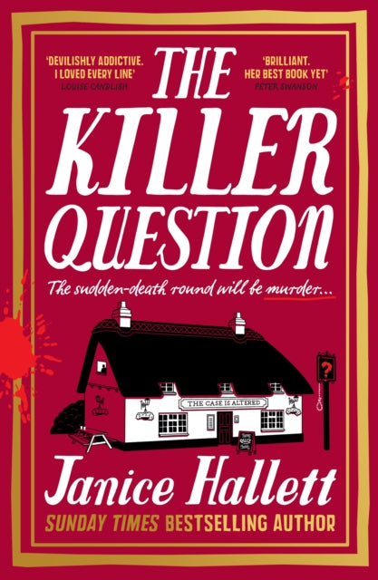 Front cover of The Killer Question by Janice Hallett, hardback