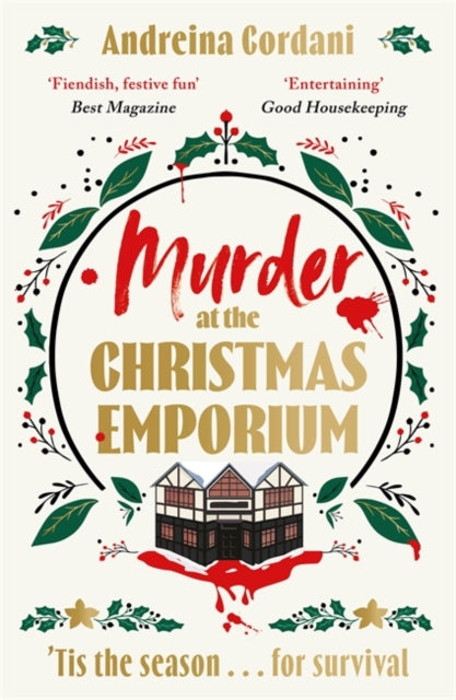 Front cover of Murder at the Christmas Emporium by Andreina Cordani, paperback