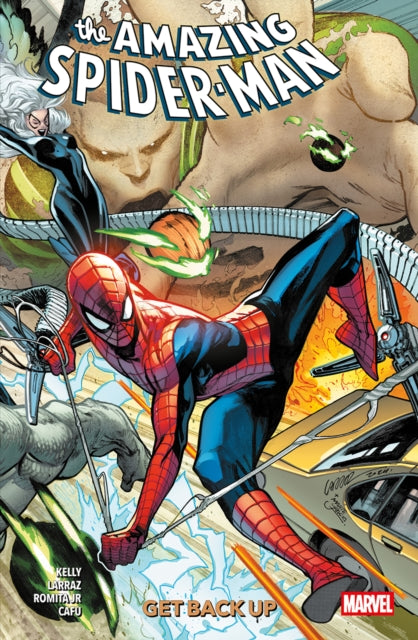 Front cover of Amazing Spider-Man Vol. 1: Get Back Up by Joe Kelly, paperback