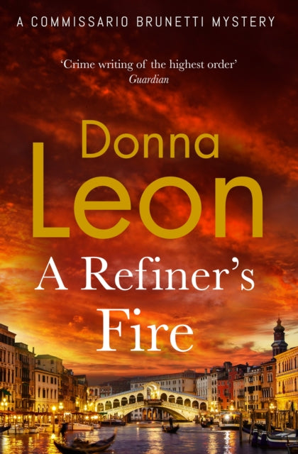 Front cover of A Refiner's Fire by Donna Leon, paperback