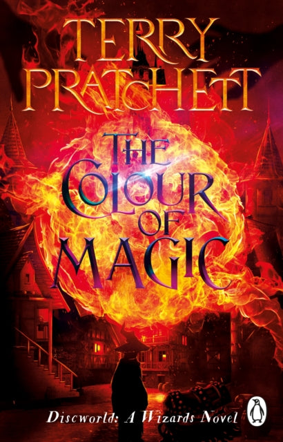 Front cover of The Colour Of Magic by Terry Pratchett, paperback