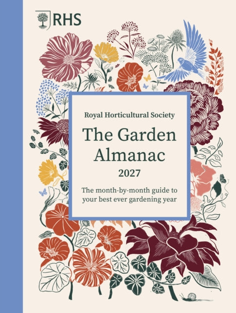 Front cover of RHS The Garden Almanac 2027 by Zia Allaway, hardback