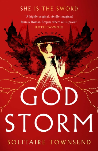 Front cover of Godstorm by Solitaire Townsend, paperback