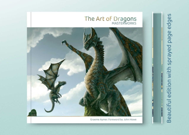 Front cover of The Art of Dragons by Graeme Aymer, hardback