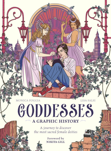 Front cover of Goddesses: A Graphic History by Lisa Salsi, hardback