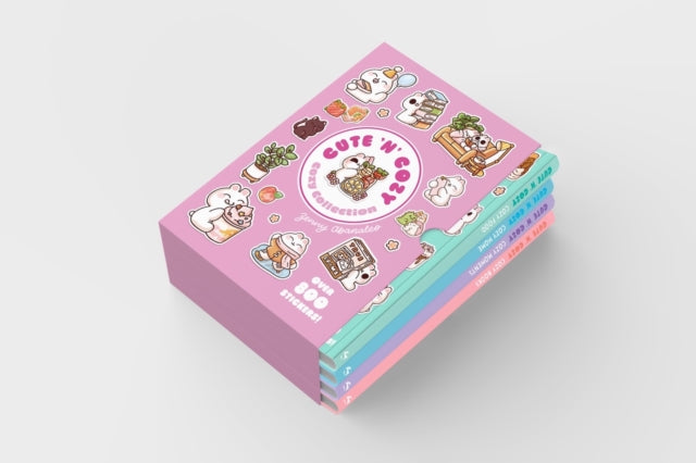 Cozy Collection: A Little Sticker Book Set : Four Cozy Little Books with Over 800 Stickers! Includes Cozy Home, Cozy Food, Cozy Times and Cozy Books - Perfect for Your Journal! - Zenny Abanales