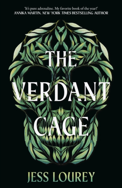 Front cover of The Verdant Cage by Jess Lourey, hardback