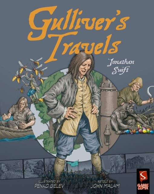Front cover of Gulliver's Travels by Penko Gelev, paperback
