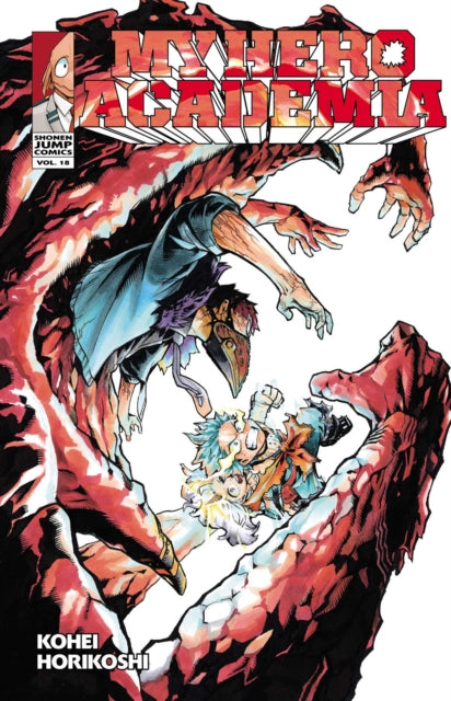 Front cover of My Hero Academia, Vol. 18 by Kohei Horikoshi, paperback