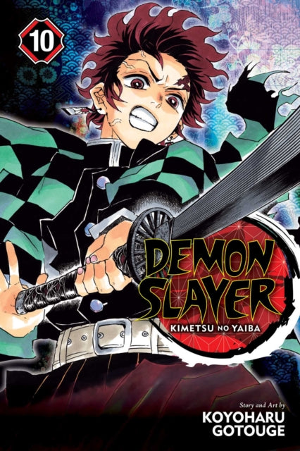 Front cover of Demon Slayer: Kimetsu no Yaiba, Vol. 10 by Koyoharu Gotouge, paperback