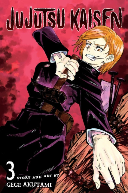 Front cover of Jujutsu Kaisen, Vol. 3 by Gege Akutami, paperback