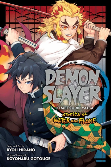 Front cover of Demon Slayer: Kimetsu no Yaiba-Stories of Water and Flame by Ryoji Hirano, paperback