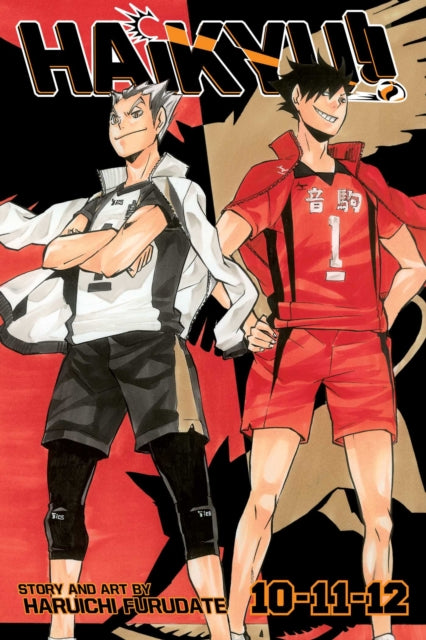 Front cover of Haikyu!! (3-in-1 Edition), Vol. 4 by Haruichi Furudate, paperback