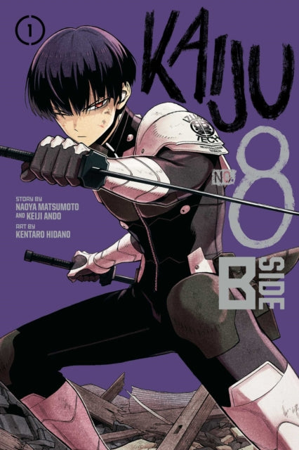 Front cover of Kaiju No. 8: B-Side, Vol. 1 by Kentaro Hidano, paperback