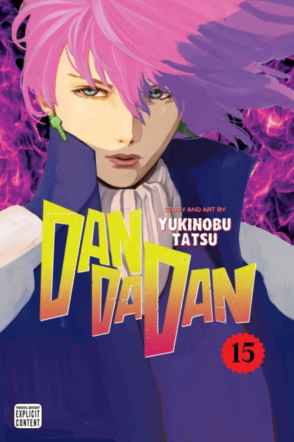 Front cover of Dandadan, Vol. 15 by Yukinobu Tatsu, paperback