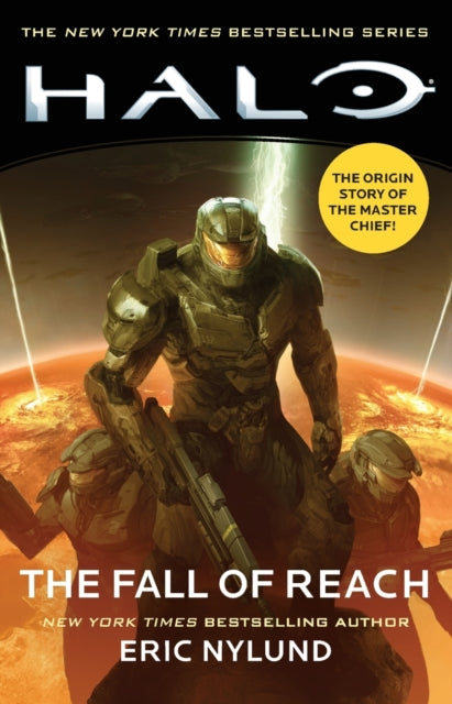 Front cover of Halo: The Fall of Reach by Eric Nylund, paperback