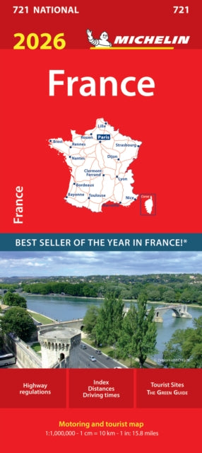 France 2026 - Michelin National Map 721 - Michelin