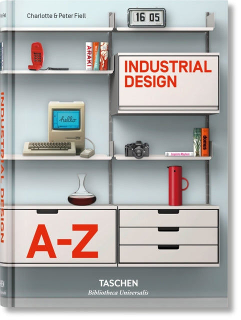 Front cover of Industrial Design A-Z by Charlotte & Peter Fiell, hardback