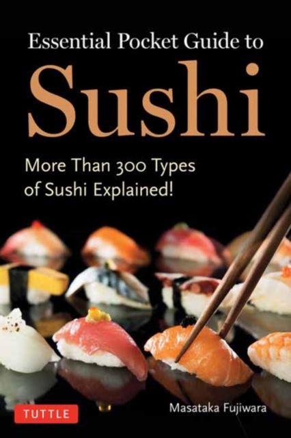 Front cover of Essential Pocket Guide to Sushi by Masataka Fujiwara, paperback