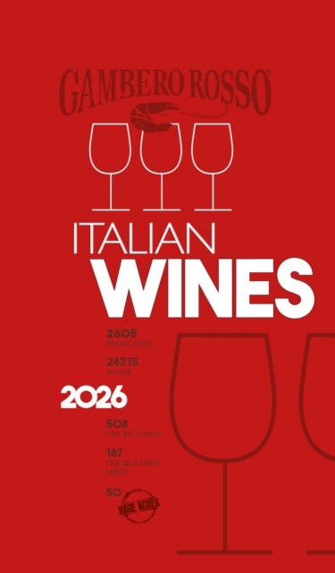 Front cover of Italian Wines 2026 by Gambero Rosso, paperback