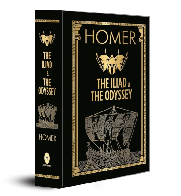 HOMER: The Iliad & the Odyssey : Deluxe Hardbound Edition - Homer