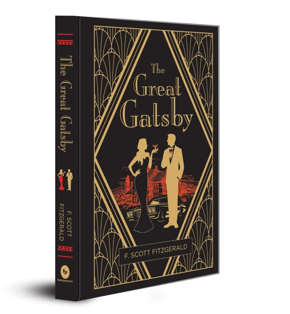 Front cover of Great Gatsby (Deluxe Hardbound Edition), The by F.Scott Fitzgerald, hardback