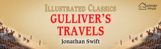 Front cover of Gulliver Travels, hardback