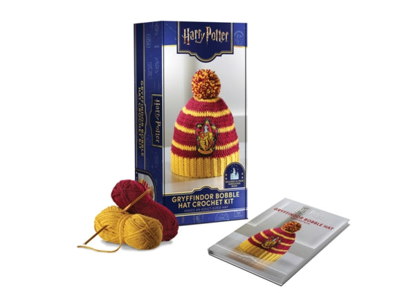 Harry Potter: Gryffindor Pom-Pom Beanie Crochet Kit - Insight Editions