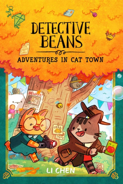 Front cover of Detective Beans: Adventures in Cat Town by Li Chen, paperback