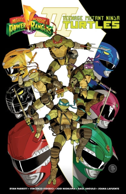 Front cover of Mighty Morphin Power Rangers/Teenage Mutant Ninja Turtles III by Ryan Parrott, paperback