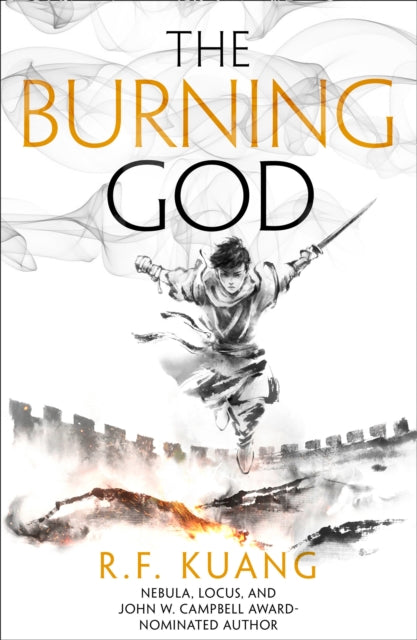 Front cover of The Burning God by R.F. Kuang, paperback