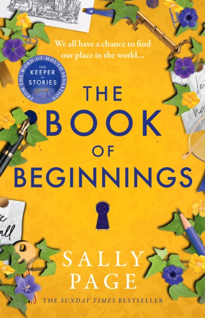 Front cover of The Book of Beginnings by Sally Page, paperback