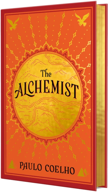 Front cover of The Alchemist by Paulo Coelho, hardback