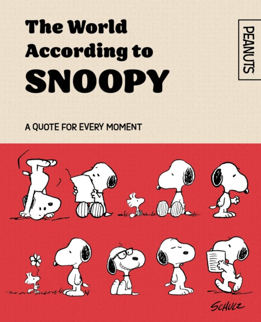 Front cover of Official Peanuts: The World According to Snoopy by Charles M. Schulz, hardback