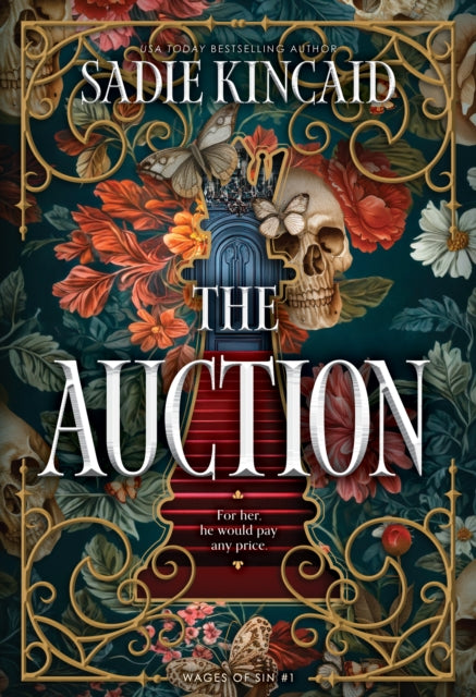 Front cover of The Auction by Sadie Kincaid, hardback