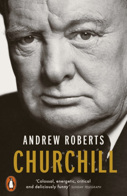 Front cover of Churchill by Andrew Roberts, paperback