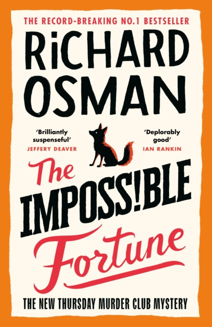 Front cover of The Impossible Fortune by Richard Osman, hardback