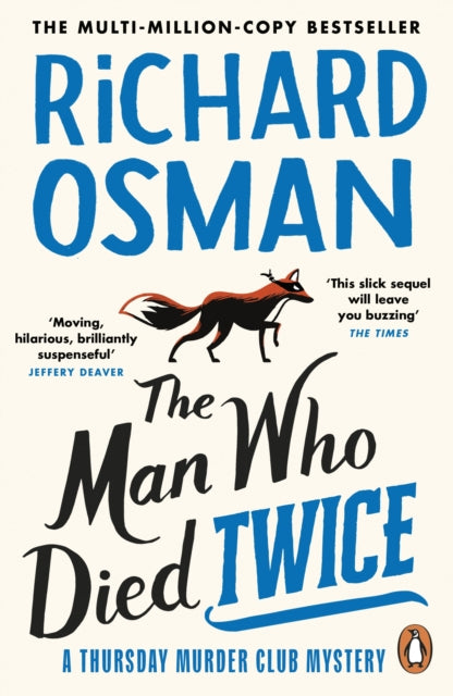 Front cover of The Man Who Died Twice by Richard Osman, paperback