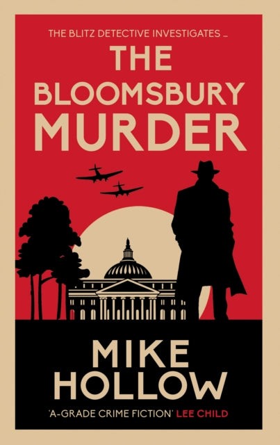 Front cover of The Bloomsbury Murder by Mike Hollow, hardback