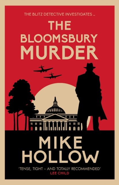 Front cover of The Bloomsbury Murder by Mike Hollow, paperback
