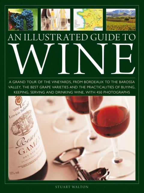An Illustrated Guide to Wine : A grand tour of the vineyards, from Bordeaux to the Barossa Valley, the best grape varieties and the practicalities of buying, keeping, serving and drinking wine, with 4 - Stuart Walton