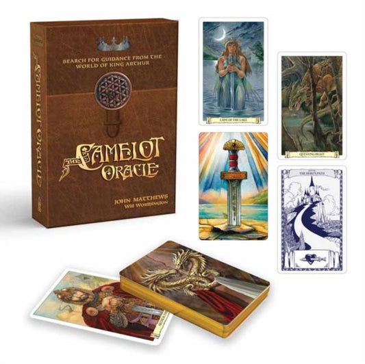 The Camelot Oracle : Search for Guidance from the World of King Arthur (Oracle Kit Box Set with 46 Cards and Guide Book) - Will Worthington