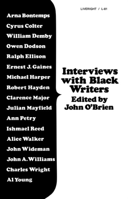Interviews with Black Writers - John O'Brien
