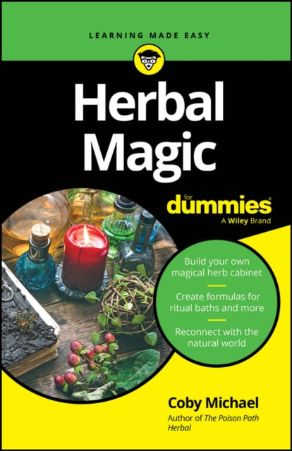 Front cover of Herbal Magic For Dummies by Coby Michael, paperback