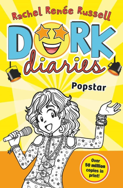 Front cover of Dork Diaries: Pop Star by Rachel Renee Russell, paperback